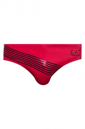 Logo-printed swimming briefs, zdjęcie 1 Logo-printed swimming briefs od EA7 Emporio Armani
